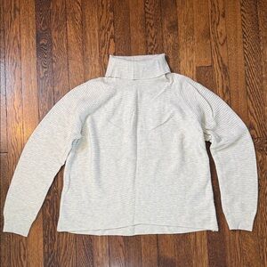Kuhl roll-neck sweater, NWOT, Large, light gray heather